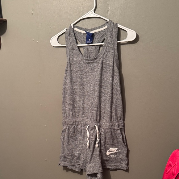 Nike Heather Gray Sleeveless Romper - Picture 1 of 2